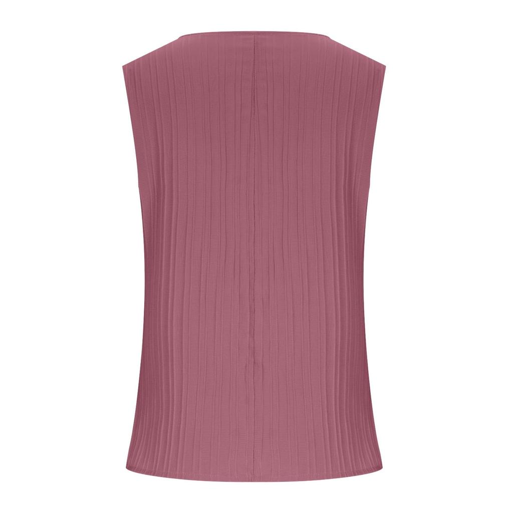 Women Loose V Neck Sleeveless Going Out Casual  Lace Trim Tank Tops