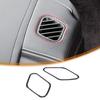 Glossy Piano Black Dashboard Air Vent Trim Sticker For Jaguar F-Type X152 13-24