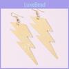 Metal Earrings Contemporary With Lightning Shape Design For Women Collection