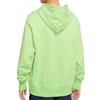 Nike Vêtements de sport Molleton French Terry Sweat à capuche Logo Brodé Manches Longues Homme Haut Vert Acide DA0024-399