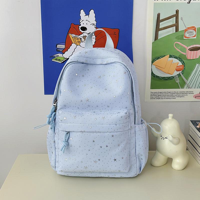 Schoolbag New Schoolbag High Value Korean Ins Girl Heart Leisure Travel Light Backpack Gypsy Star Student Backpack