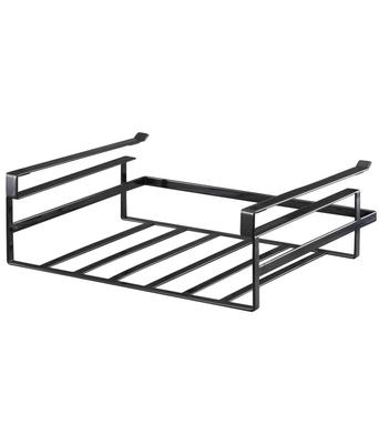 Yamazaki Jitsugyo (Yamazaki) Lower Cupboard Storage Rack L Black Approx. W30.5 X D26 X H9.5cm Tower 7112