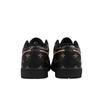 Jordan Air Jordan 1 Cow Leather, Leather Low Top Vintage Basketball Shoes Men's Black Pink 553558-093(Team695-)