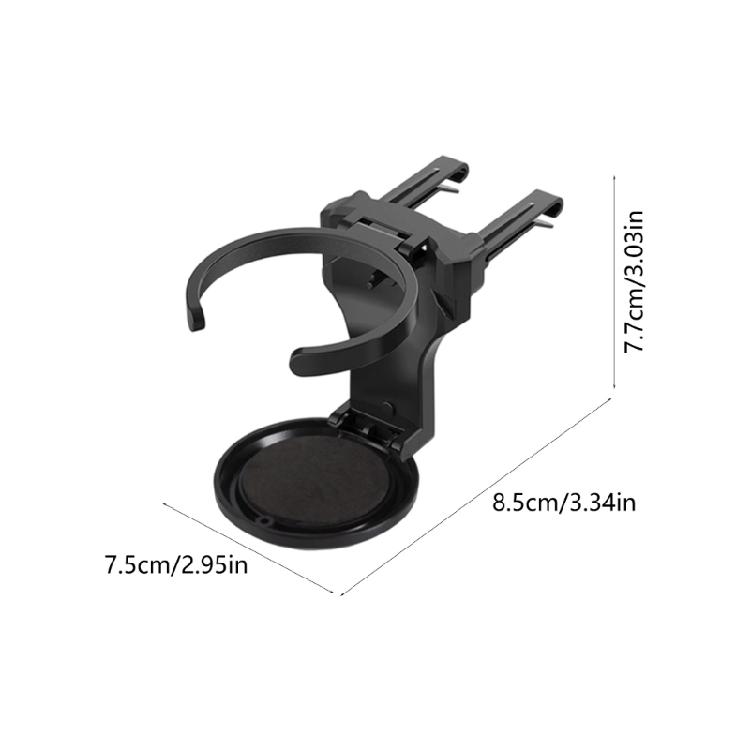 Universal Car Drink Holder Foldable Ashtray Combination ABS Construction Secure Mounting System Fit Most Cars And Trucks