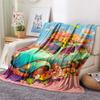 Car Print Flannel Blanket, High quality Comfortable for All Seasons, Home Decor, Warmth and Comfort, Perfect for Christmas Gifts