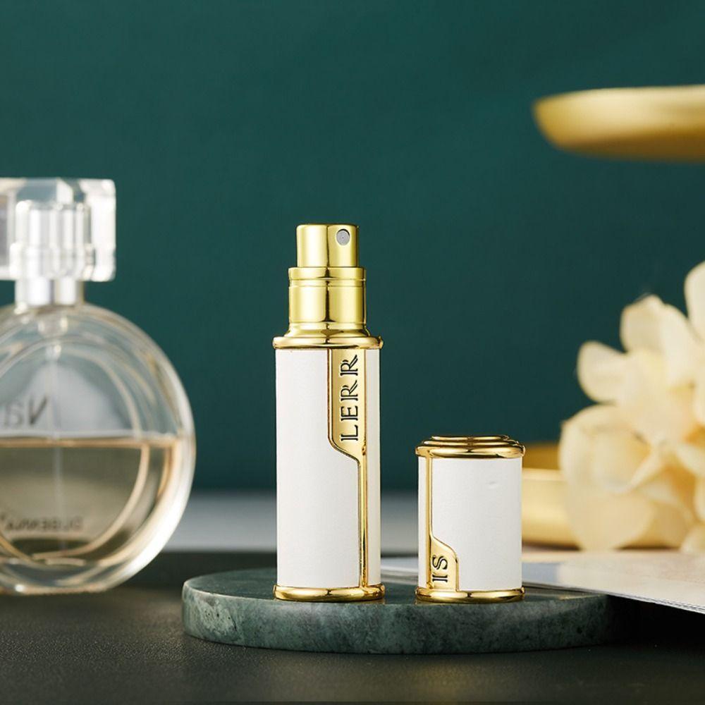 Fragrance Bottom-filled Bottle Fine Mist Self-pumping 5ML Leather Spray Bottle Cologne Moisturizer Atomizer Atomizer Travel