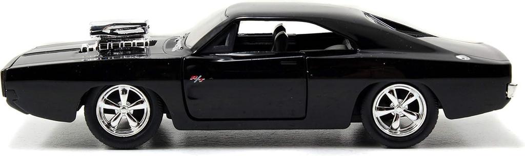 JADA Scale Fast Furious Dodge Charger 1970 Black Charger Diecast Car 1/32 & F&F [Used]