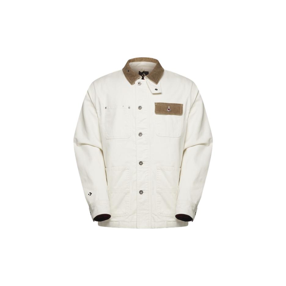 

New Converse FW/AW24 Shirt Men s White 10028111-A01 XL