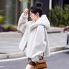 Stylish Hooded Faux Mink Coat - Women's Autumn/Winter Fashion