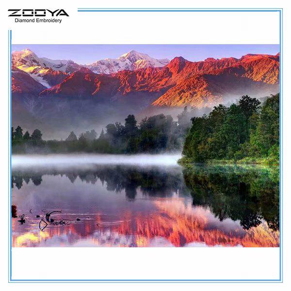 

ZOOYA DIY 3D Алмазная вышивка крестиком домашний декор мультфильм пейзаж