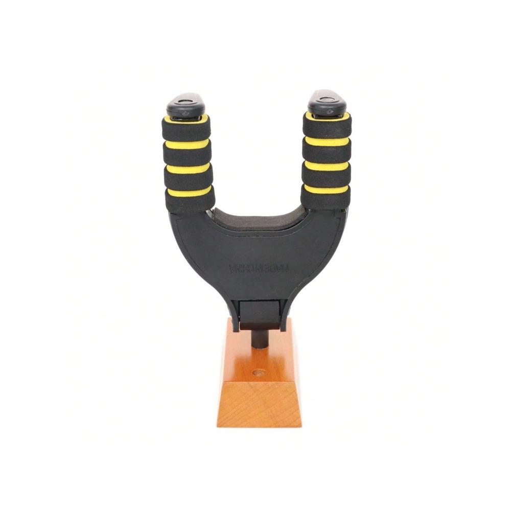 1 Guitar Hook Wooden Base, Made Of Sturdy And Durable Plastics Material.