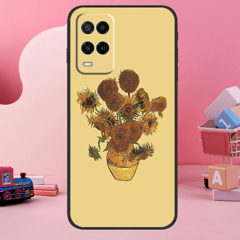 

Sunflower Case For Oppo A98 A78 A18 A38 A58 A60 A80 A40 A77 A57 A17 A74 A54 A94 A96 A76 A16 A15 A5 Pro OPPO A76