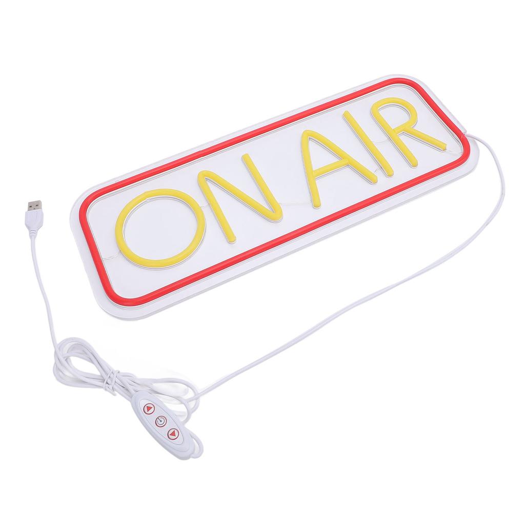 ON AIR Neon Sign USB Powered Neon Night Light for Live Streaming Recording Game Room Bar Studio Decoration