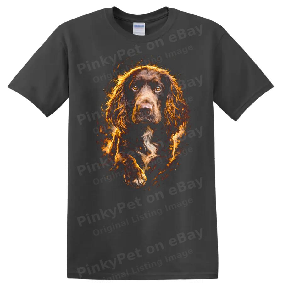 Dog Lover T Shirt Beautiful Running Dog Design Animal Lover Tee