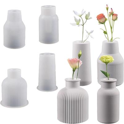 Creative Vase Silicone Mold DIY Casting Molds Unique Silicone Tray Mold  for Beginners