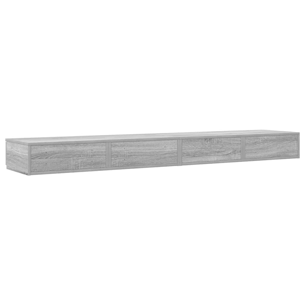 Bed Drawers Grey Sonoma 180 X 36.5 X 16.5 Cm Particleboard