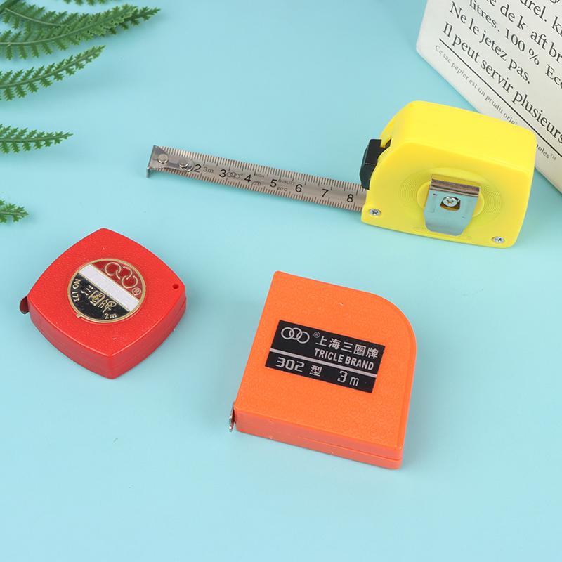 2/3 meter Einziehbares Linealband Tragbares Mini-Metall-Zuglineal Maßband