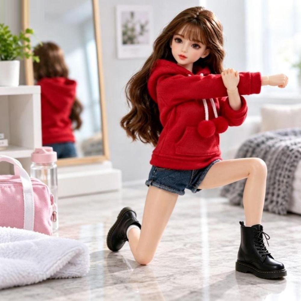 Fashion 1/6 Dolls Hoodies Casual Wears Sport Tops Accessories Doll Sweater Clothes  11.5" Doll