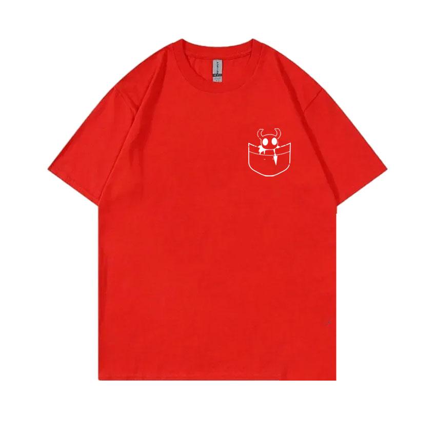 

Hot Sale Game Hollow Knight Pocket Graphic T-shirt Unisex Women Casual Funny Oversized T Shirts Unisex s 100% Soft Cotton Streetwear S
