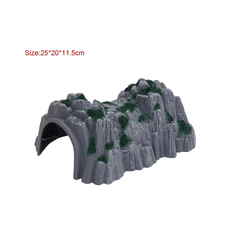 Wooden Track Magnetic Train Toy Wooden Track Scene Accessories Mountain Cave Tunnel Beech Wood Track Children's Toy