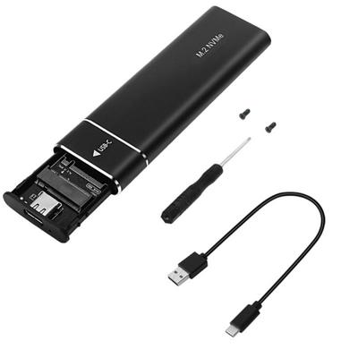 M.2 NVMe External Hard Drives Enclosure Easy Installation Hard Drive Enclosure USB 3.1 Gen 2 10Gbps Data Transfer
