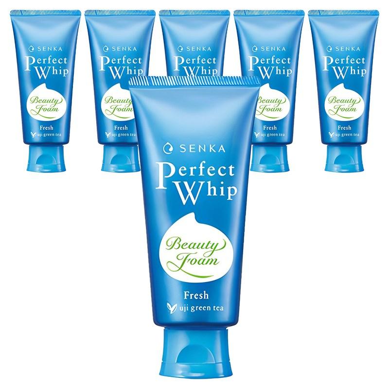 Senka Perfect Whip Fresh Cleansing Foam, 100g, 6 pcs