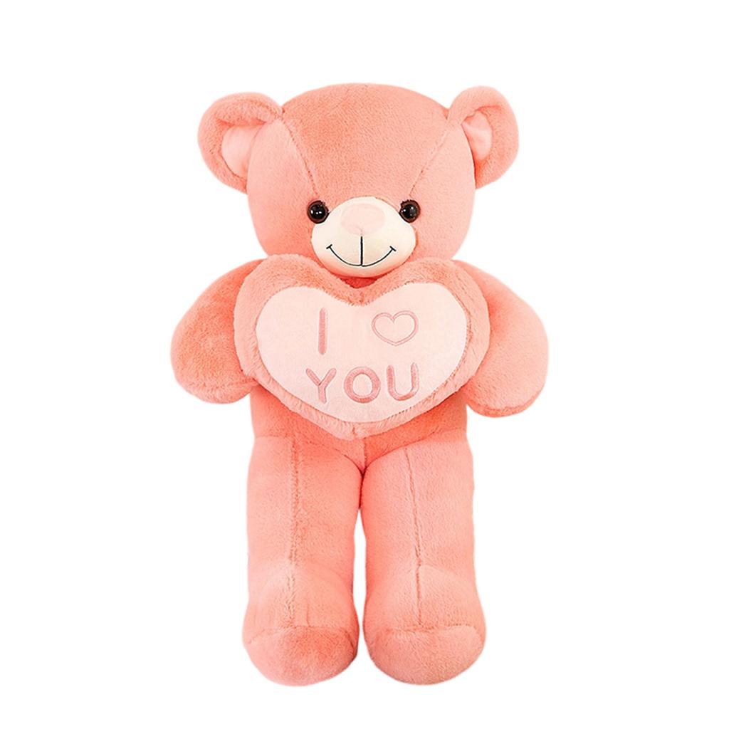 Cute Heart Hugging Bear Doll Plush Toy Cute Valentine's Day Confession Gift