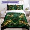 Set Lenzuola 3 Pezzi Stampato Werder Bremen, Comodo Set Copripiumino per Camera da Letto Amico della Pelle