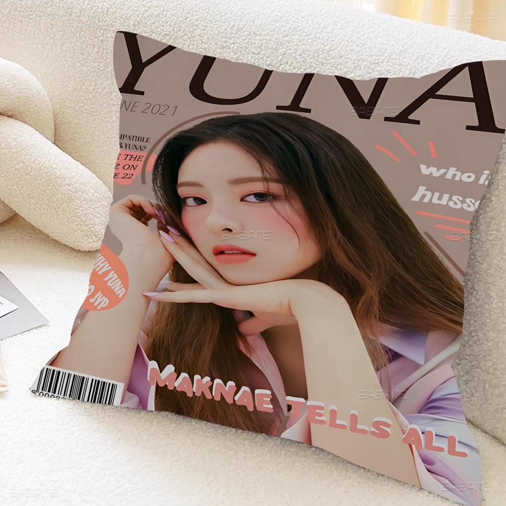 J-YP I-itzy Girls 45*45см Наволочка Декоративная Наволочка Для Подушки Диванная Наволочка 16x16Inch