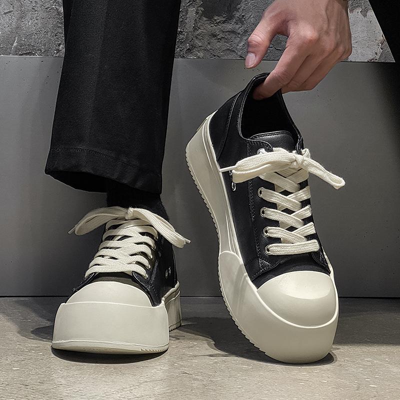 Fashion Black casual men's shoes Minimalist and comfortable style Outdoor Street Trendy Youth Hot selling classic Board shoes New