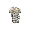 Creative US Dollar Money Collection Enamel Pins Cartoon Banknote Get Rich Brooches Backpack Lapel Badge Funny Jewelry for Gift