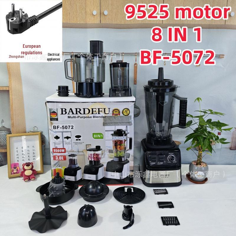 3L 6-in-1 Edelstahl Standmixer & Entsafter: Multifunktionaler Fleischwolf und Mixer