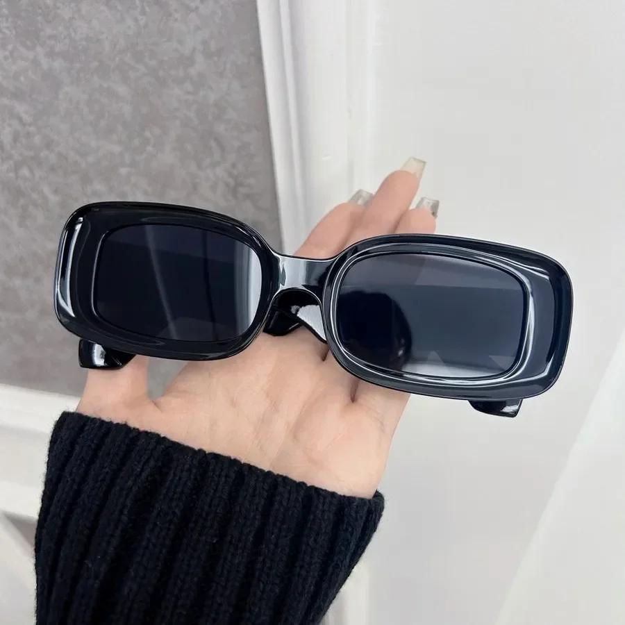 Designer Rectangle Sunglasses Women Men Vintage Brand Square Sun Glasses Female Male Small Frame Retro