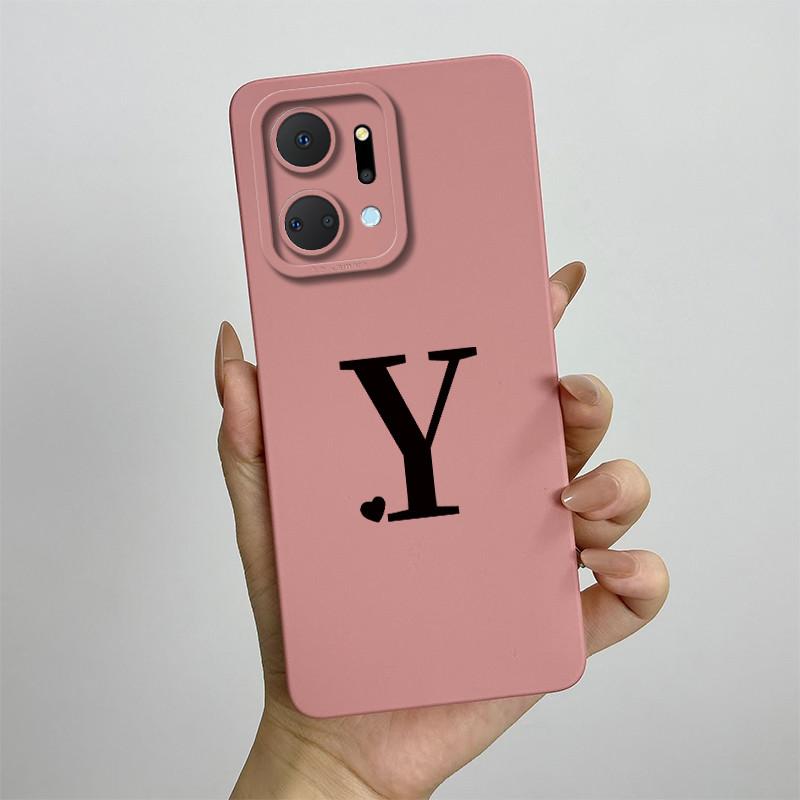 

Cover For Honor X7A Case RKY-LX2 Love Heart Letter Soft Slim Phone Case For Huawei Honor X7A HonorX7A 2023 ShockProof Back Cover Honor X7a
