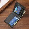2025 new men's wallet, short style, wallet, youth horizontal style, light luxury, multi-card space.