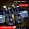 Зарядний кабель USB Type C, кутовий 90 градусів, Type-C, лінія даних, 240 Вт, 10 А, швидка зарядка, нейлоновий шнур для більшості телефонів різних брендів