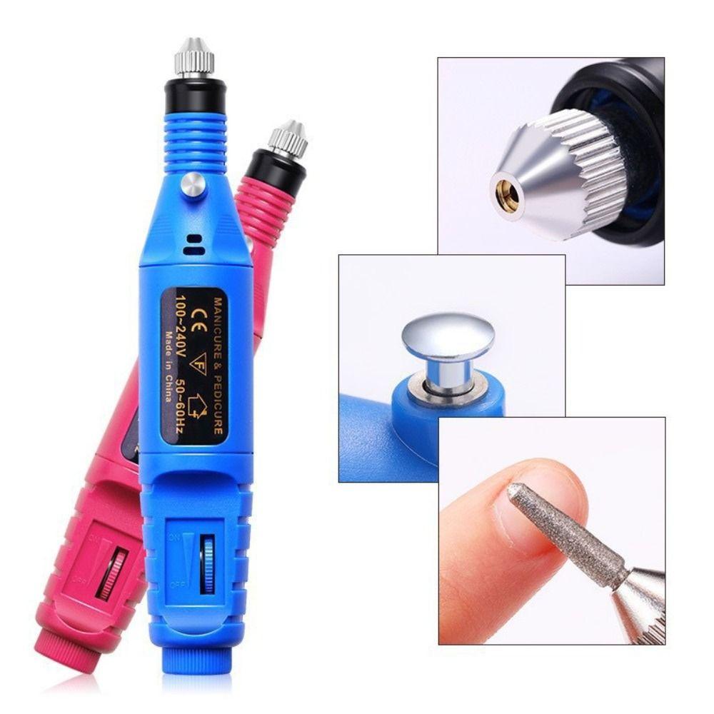 High-Speed Nail Sander Set Professional Manicure Mill Equipment Sanding File Pen  Nail Salon
