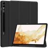 Samsung Galaxy Tab S9+ Case with Stylus Holder, Black