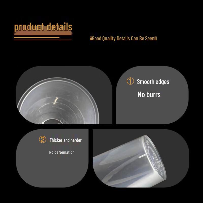 Disposable 500ml PP Cups (No Lid)