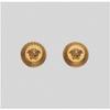 Used New Versace Stud Earrings Gold Unisex