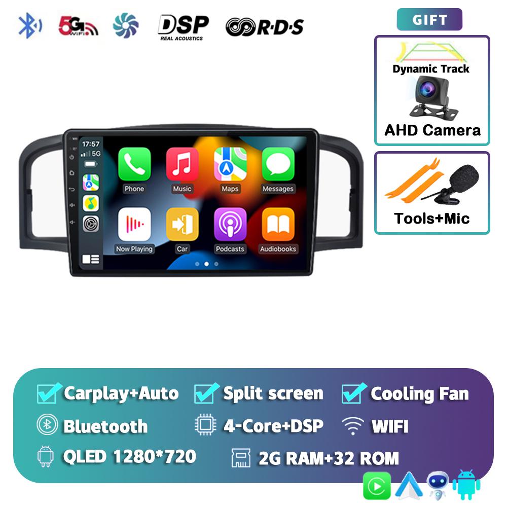 Android 14 Carplay Auto Car Radio For Lifan 620 / Solano Navigation GPS Multimedia Video Player 2din DVD Stereo Audio 360 Camera