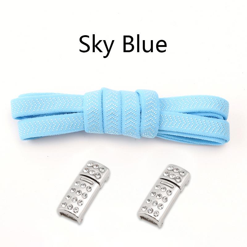 Nuovi Laccetti Magnetici a Chiusura a Diamante senza lacci Bambini Adulti Laccetti Elastici Scarpe da Ginnastica 8mm Scarpe Basse Senza Laccio Accessori per Scarpe