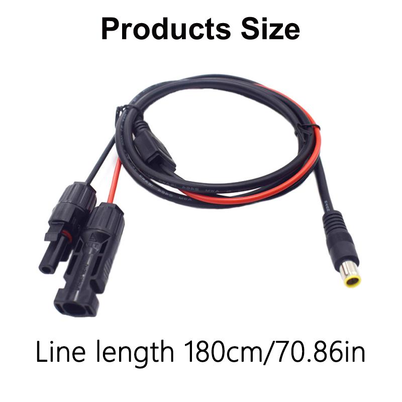 Solars Panel MC 4 to DC7.9mm Power Cable Copper Connectors for Efficients Energy Transfer