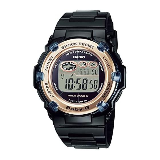 [Casio] Часы Baby G [Оригинальный продукт для внутреннего рынка] Радиоуправляемые, на солнечной батарее, Super Illuminator BGR-3003U-1JF Женские, Черные