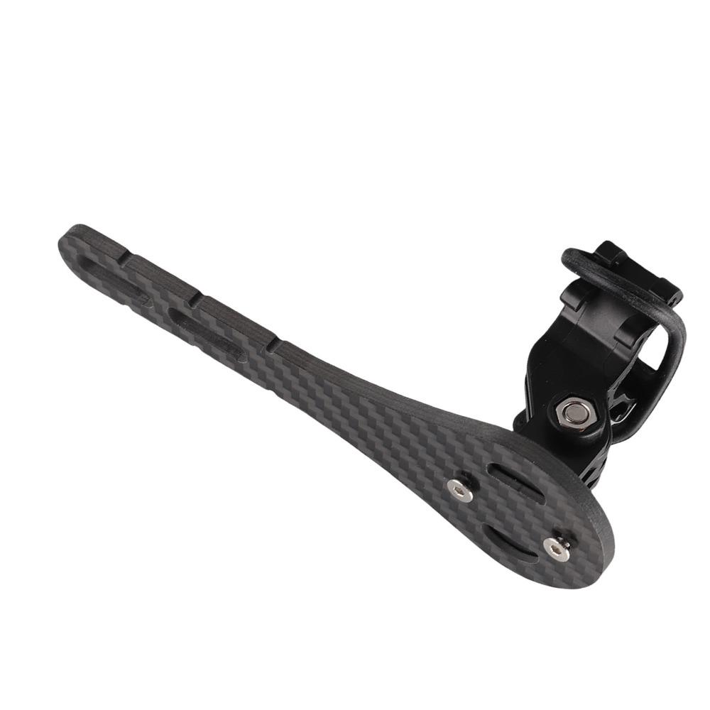 Carbon Fiber Bike Computer Mount Adjustable Out Front Bike Mount  Cycling Accessories