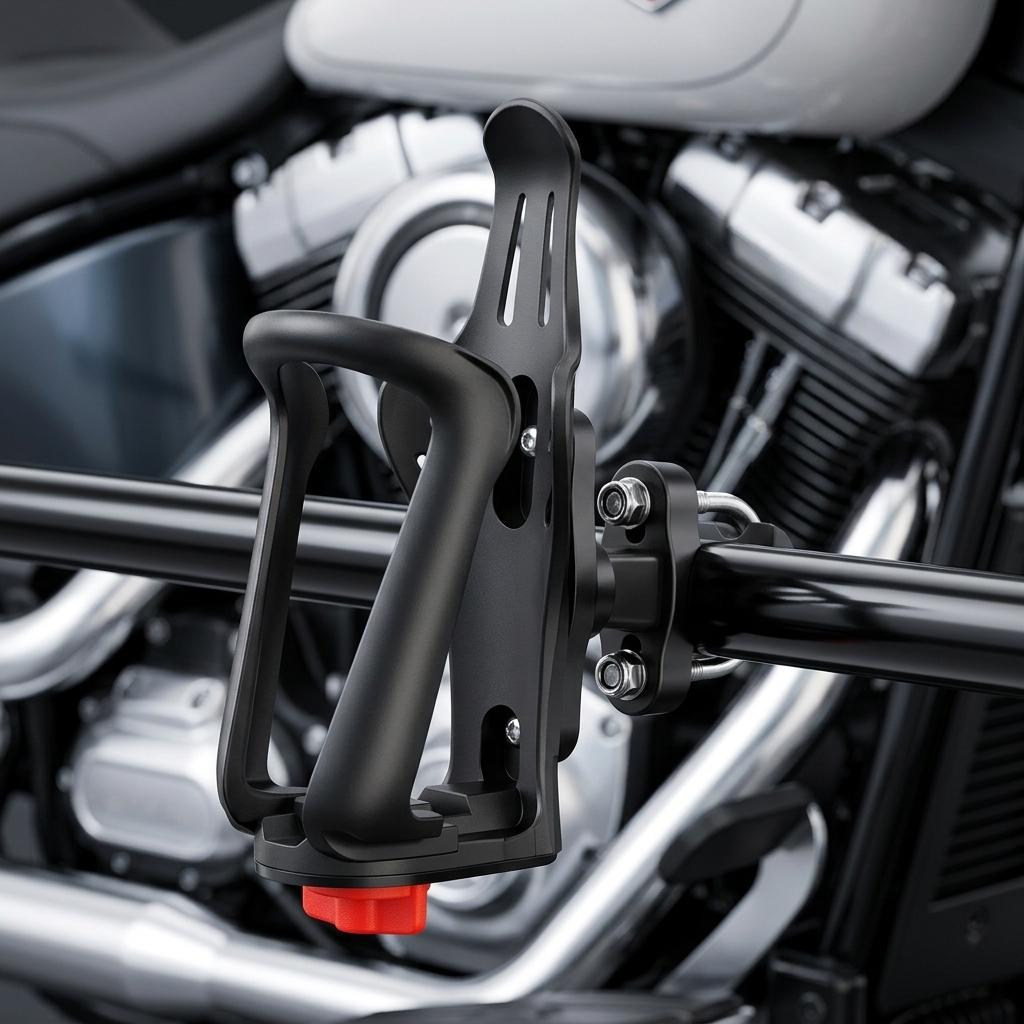 Versatile Water Bottle Holder Adjustable Handlebar Cup Cage for Motorcycle Bicycle Riding Mount Durable Bicycle Bottle Holder
