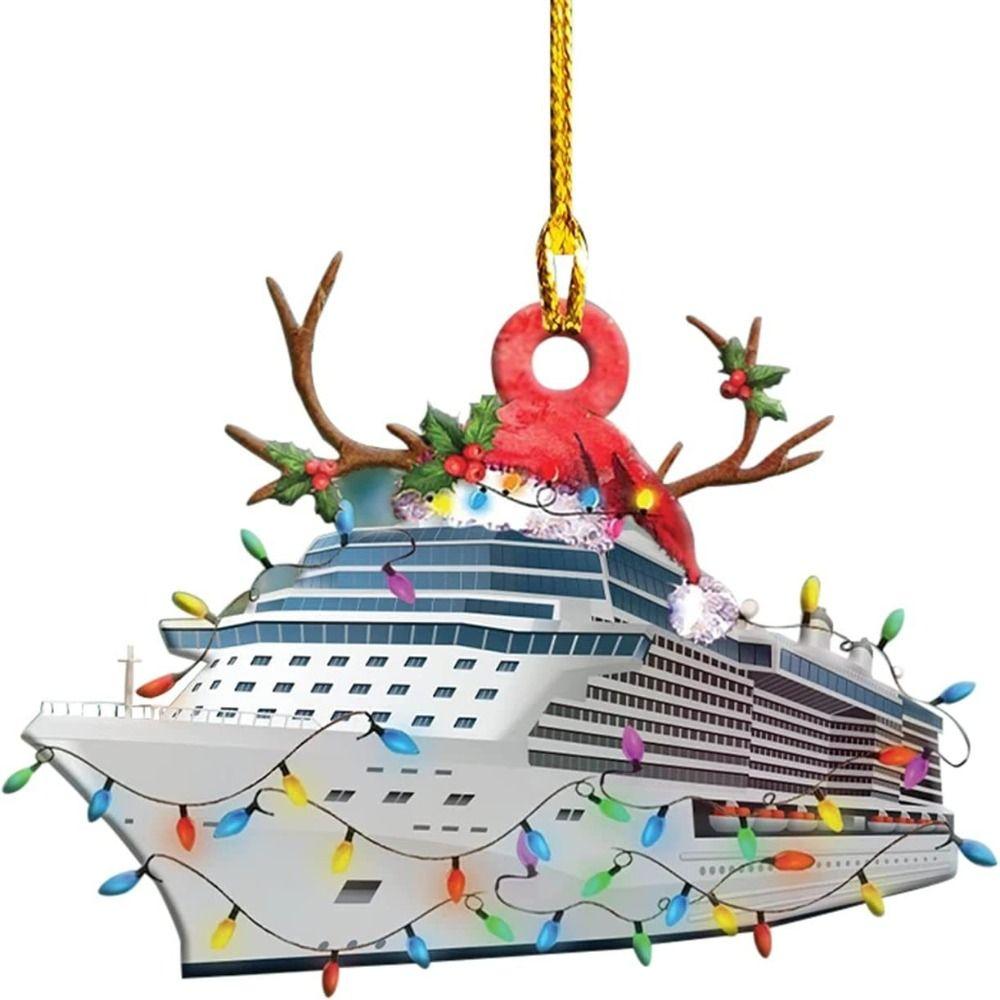 

Креативні Різдвяні Підвіски для Автомобіля Інженерна Техніка Розписана Домашня Прикраса Різдвяна Ялинка 9