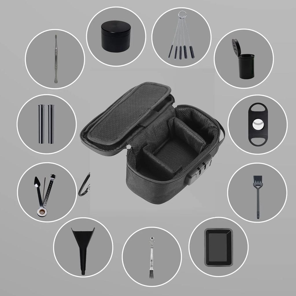 Odorless Storage Bag with Lock Pouch Bag for Travel and Home 8x4x2.75in