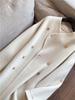 2026 Autumn/Winter Women's High-End Oatmeal Wool Coat - Korean Style, Loose Fit, Petite