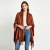 Women S Velvet Tassel Long Scarf Warm European Style Fashion Accessory